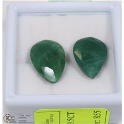 #9-NATURAL GREEN EMERALD 19.5CT