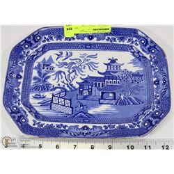 GENUINE ENGLISH WILLOW PLATTER