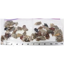 2 BAGS FULL OF ARROWHEADS