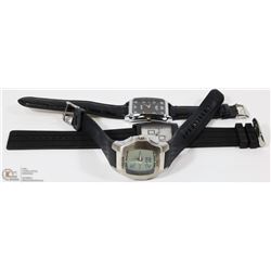 LOT OF 3 REPLICA  WATCHES INCL ARMANI , LONGINES