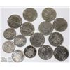 Image 1 : LOT OF CANADIAN DOLLAR COINS AND CANADIAN 50 CENT