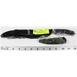 LOT OF 3 NEW  KNIVES INCL SCHRADE POCKET KNIVES