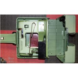 VINTAGE ELNA SUPERMATIC SEWING MACHINE WITH