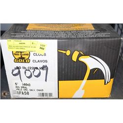 TREE ISLAND GOLD BOX OF 50 LBS NAILS 5" HDG SPIRAL