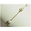 Image 1 : 10KT YELLOW GOLD FRESHWATER PEARL BRACELET