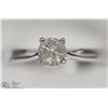 Image 1 : 10KT WHITE GOLD SOLITAIRE DIAMOND (0.20CT) RING