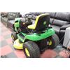Image 7 : JOHN DEERE 135 RIDE ON  MOWER WITH MANUAL & KEY