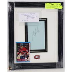 STEPHANE RICHER  GUARANTEED AUTHENTIC AUTOGRAPH