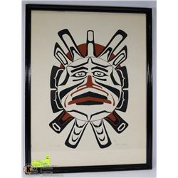 LIMITED ED. NATIVE ART TITEL SUN-MASK 49/80