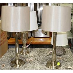 SHOWHOME GROUP OF 4 LAMPS