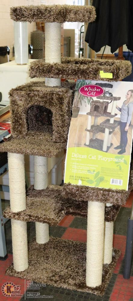 Whisker city deluxe playground cat tree Clearance