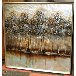 LARGE SHOWHOME ABSTRACT TREE PICTURE MIXED