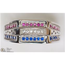 STERLING SILVER CUBIC ZIRCONIA RING SIZE 10.5