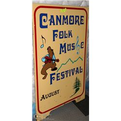 VINTAGE CANMORE MUSIC FESTIVAL ADVERTISEMENT