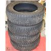 Image 1 : SET OF 4 WINTERCLAW EXTREME GRIP TIRES