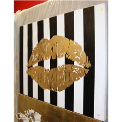 LARGE SHOWHOME CANVAS ART ON CHOICE : LIPS