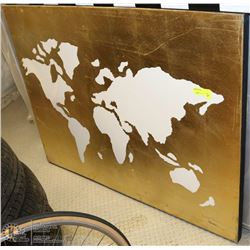 LARGE SHOWHOME CANVAS ART ON CHOICE : WORLD
