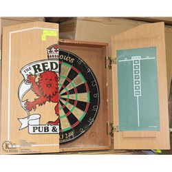 RED LION PUB AND LODGING DART BOARD