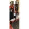 Image 1 : STAINLESS STEEL CHAMPAGNE BUCKET AND STAND -