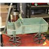Image 1 : VINTAGE HANDMADE WOOD HORSE WAGON