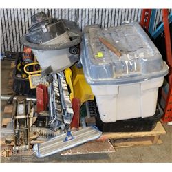 PALLET OF TOOLS AND MORE