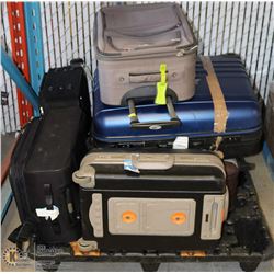PALLET OF ASSORTED  SUITCASES