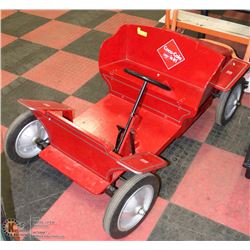 COCA COLA SOAP BOX DERBY CAR 52"X32"X22"