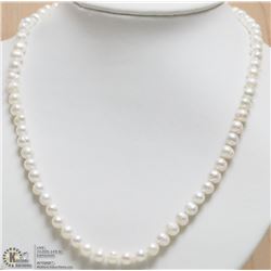 STERLING FRESHWATER PEARL NECKLACE