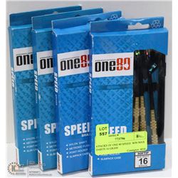 4 PACKS OF ONE 80  WIN MAX DARTS 16 GRAM