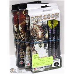 4 PACKS OF NEW DRAGOON WIN MAX DARTS 16 GRAM