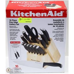 KITCHEN AID 16 PC CUTLERY SET