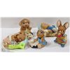 Image 1 : LOT OF 5 PENDELFIN FIGURINES INC, SCRUMPY,SUNNY,