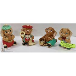 LOT OF 4 PENDELFIN FIGURINES INCL B ELLMAN,COUSIN