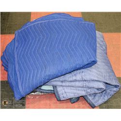 LOT OF 4 MOVING BLANKETS