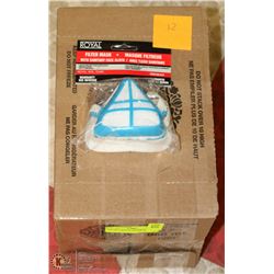LOT OF 12 ROYAL FILTER MASKS