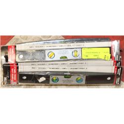 LOT OF TEN 9" TORPEDO LEVELS