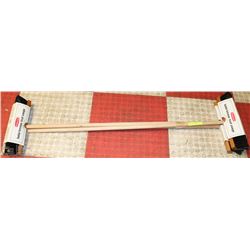 LOT OF 3 RUBBERMAID ALL PURPOSE PUSH BROOMS