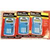 Image 1 : THREE NEW TEXAS INSTRUMENTS CALCULATORS