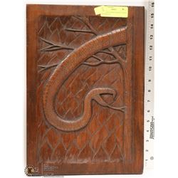 1973 HAND CARVED SERPENT FROM ADAM & EVE