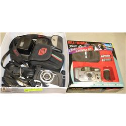 LOT OF ASSORTED CAMERAS