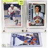 Image 1 : LOT OF 3 COLLECTOR HOCKEY CARDS INCL ERIC LINDROS