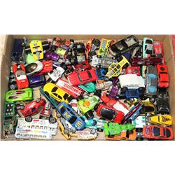 FLAT OF ASSORTED HOTWHEELS & DIECAST CARS