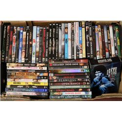 60 DVD MOVIES - VARIOUS TYPES & TITLES