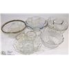 Image 1 : LOT OF ASSORTED GLASSWARE INCL DEPRESSION
