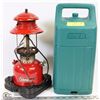 Image 1 : RED COLEMAN LANTERN IN PLASTIC CASE (NO GLASS)