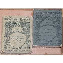 LOT OF 15 OLD 1940'S BOOKS OF CANTERBURY TALES &