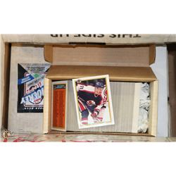 BOX OF "BOXES " OF ASSORTED COLLECTOR HOCKEY CARDS