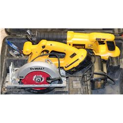 DEWALT 18V CIRCULAR SAW AND RECIPROCATING SAW