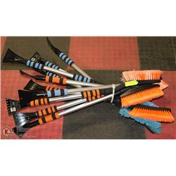 BUNDLE OF 10 SNOW BRUSHES