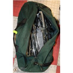 FULL DRUM SET STAND IN DUFFLE BAG